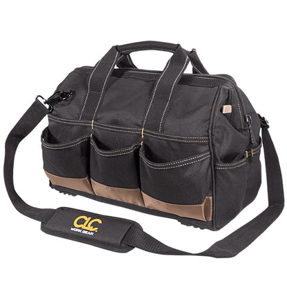 CLC 1534 Tool Bag w/Top-Side Plastic Parts Tray - 16&quot; [1534]