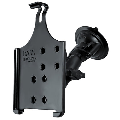 RAM Mount Suction Cup Mount w/Apple iPad mini EZ-ROLL&