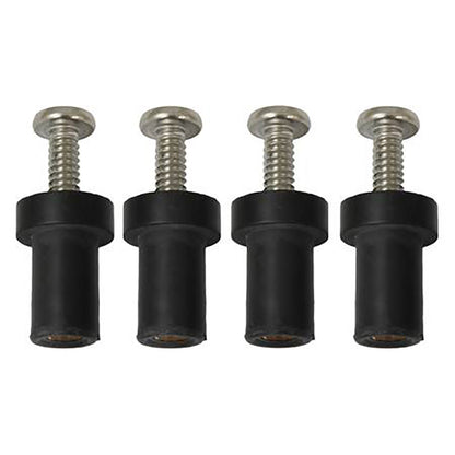 RAM Mount Mari-Nut Rubber Expansion Brass Nuts - 4 Pack [RAM-MARI-NUT-4U]