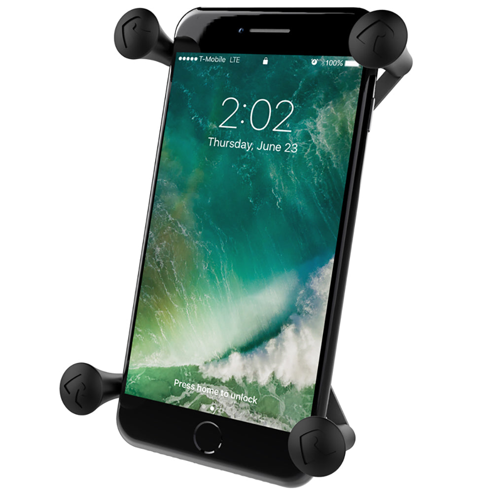 RAM Mount Universal X-Grip IV Large Phone/Phablet Holder w/1&quot; Ball [RAM-HOL-UN10BU]