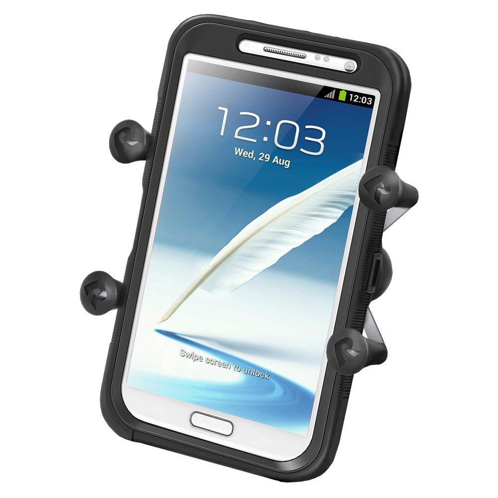 RAM Mount Universal X-Grip IV Large Phone/Phablet Holder w/1&quot; Ball [RAM-HOL-UN10BU]