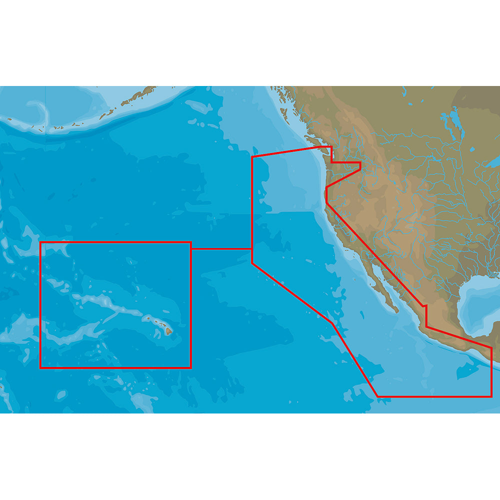 C-MAP 4D NA-D024 - USA West Coast &amp; Hawaii - Full Content [NA-D024-FULL]