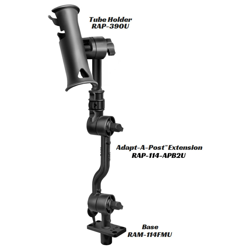 RAM Mount Adjustable Adapt-a-Post 13.5&quot; Extension Arm [RAP-114-APB2U]