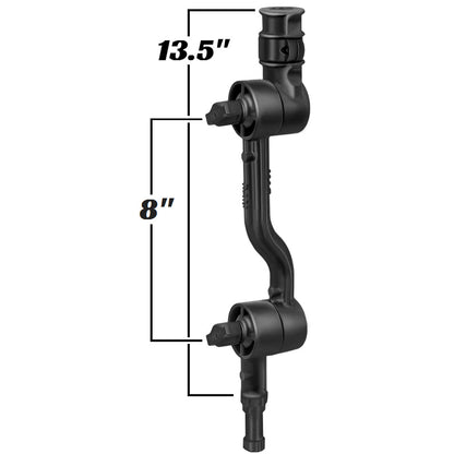 RAM Mount Adjustable Adapt-a-Post 13.5&quot; Extension Arm [RAP-114-APB2U]