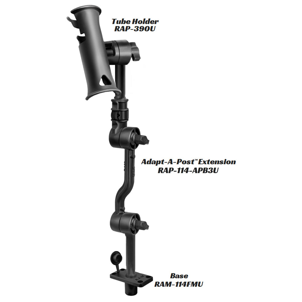 RAM Mount Adjustable Adapt-a-Post 16&quot; Extension Arm [RAP-114-APB3U]