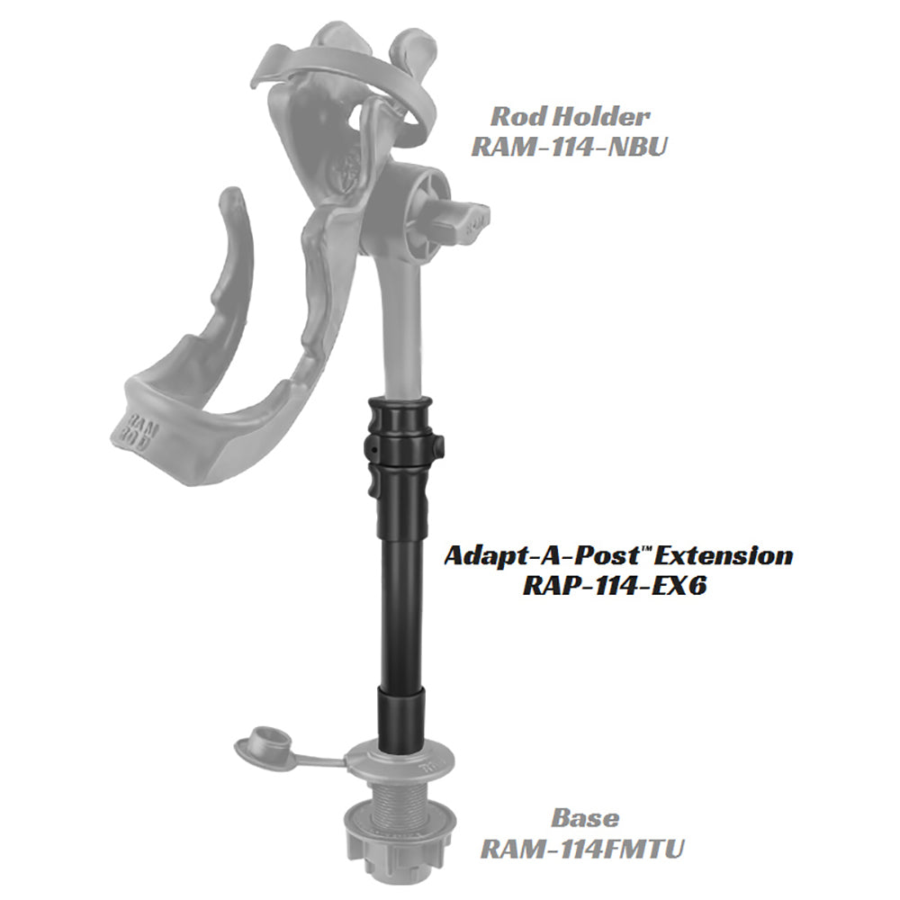 RAM Mount Adapt-A-Post 9&quot; Extension Pole [RAP-114-EX6]