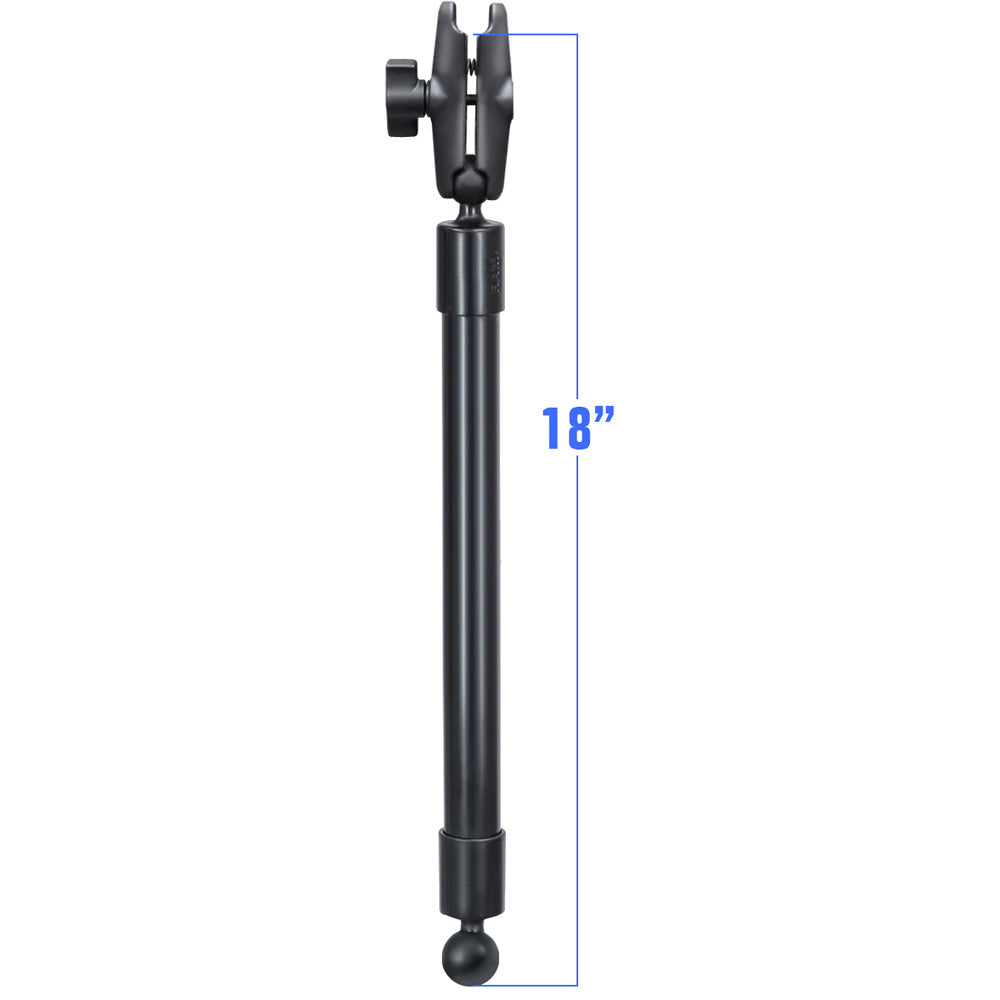 RAM Mount 18&quot; Long Extension Pole w/2 1&quot; Ball Ends &amp; Double Socket Arm [RAP-BB-230-18-201U]