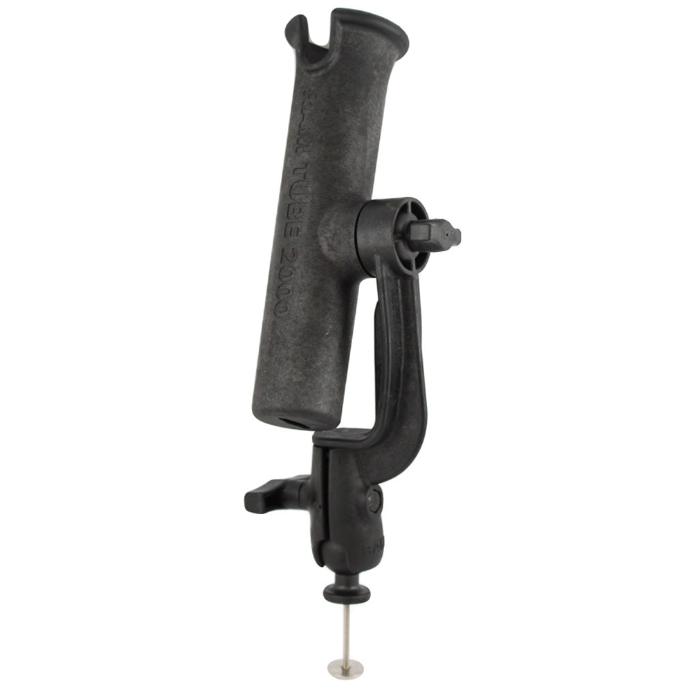 RAM Mount RAM-TUBE 2000 Holder w/RAM-ROD Revolution Ratchet/Socket System &amp; 5 Spot Mounting Base Adapter [RAM-301-RB5]