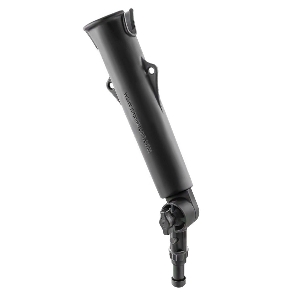 RAM Mount Tough-Tube Fishing Rod Holder w/3&quot; Long Ratchet Spline Post Arm [RAP-394-SSTU]