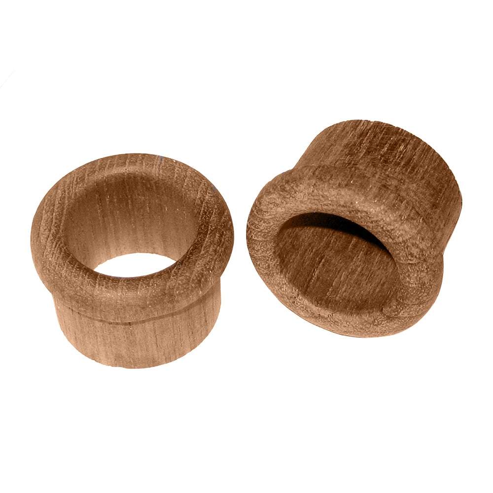 Whitecap Teak Finger Pull - 1&quot; Barrel Length - 2 Pack [60146-A]