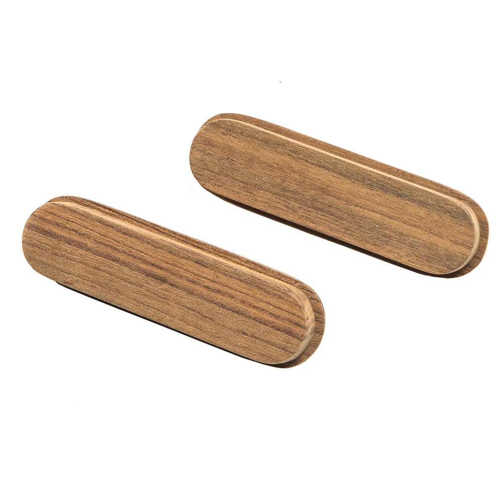 Whitecap Teak Oblong Drawer Pull - 4-1/16&quot;L - 2 Pack [60124-A]