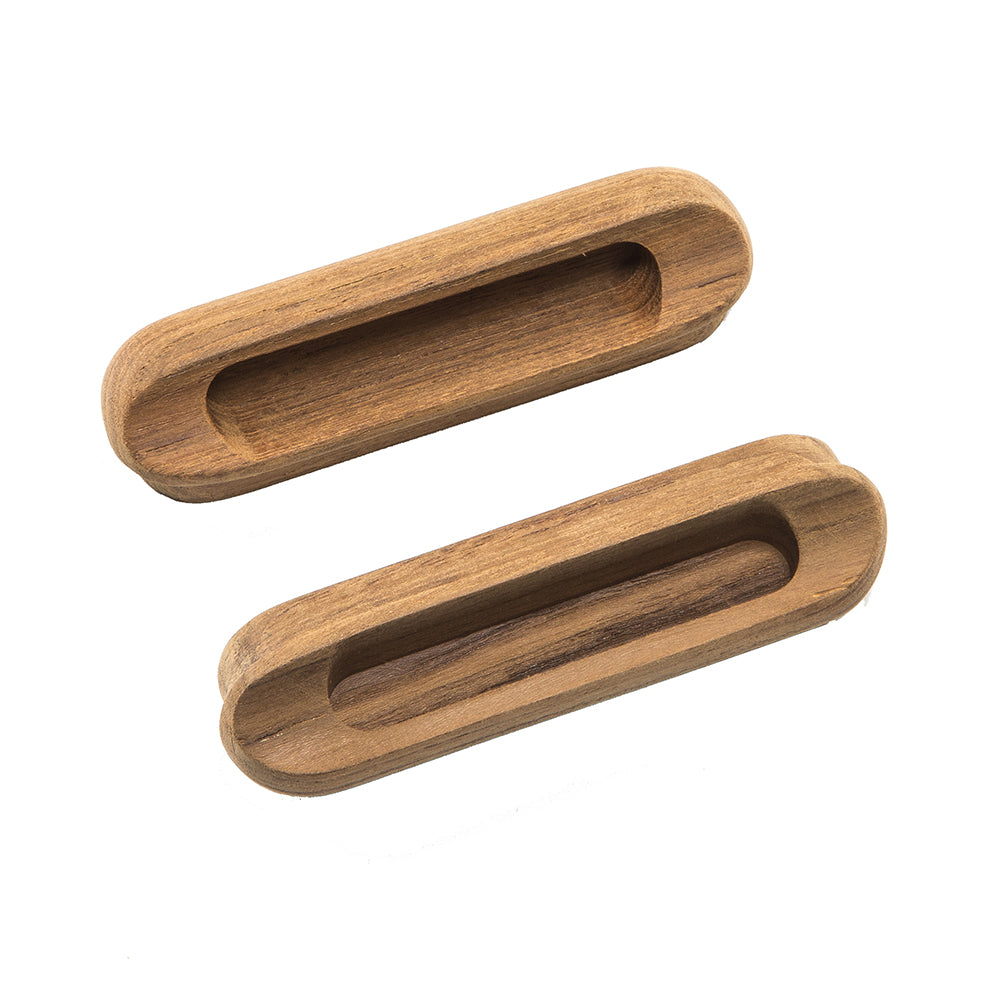 Whitecap Teak Oblong Drawer Pull - 4-1/16&quot;L - 2 Pack [60124-A]