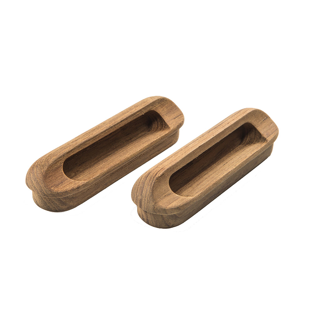 Whitecap Teak Oblong Drawer Pull - 4-1/16&quot;L - 2 Pack [60124-A]