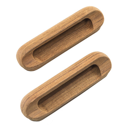 Whitecap Teak Oblong Drawer Pull - 4-1/16&quot;L - 2 Pack [60124-A]