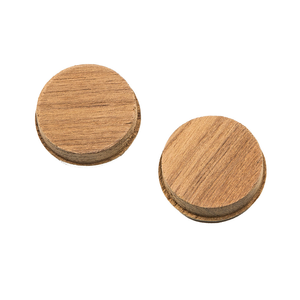 Whitecap Teak Round Drawer Pull - 1-3/8&quot; Round - 2 Pack [60127-A]