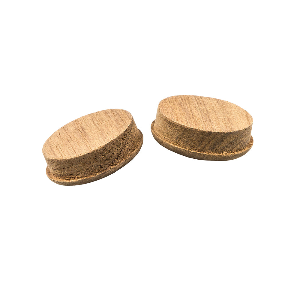 Whitecap Teak Round Drawer Pull - 1-3/8&quot; Round - 2 Pack [60127-A]