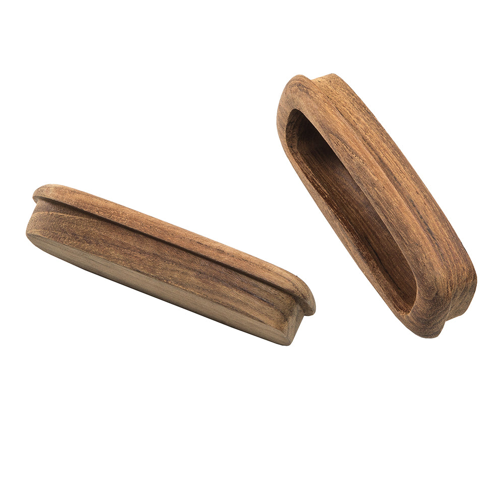 Whitecap Teak Rectangular Drawer Pull - 3-1/4&quot;L - 2 Pack [60135-A]