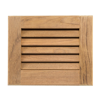 Whitecap Teak Louvered Insert - 7-1/2&quot; x 9-1/8&quot; x 3/4&quot; [60712]