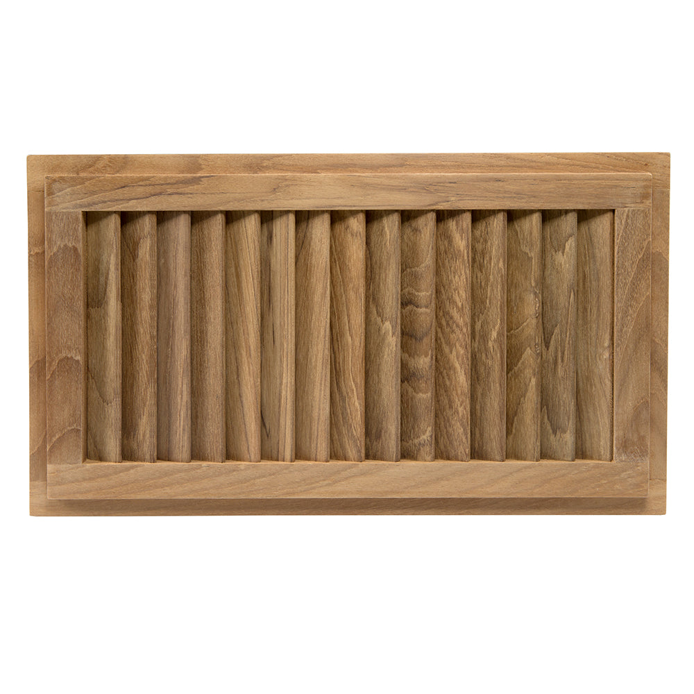 Whitecap Teak Louvered Insert - 16&quot; x 9-1/8&quot; x 3/4&quot; [60710]