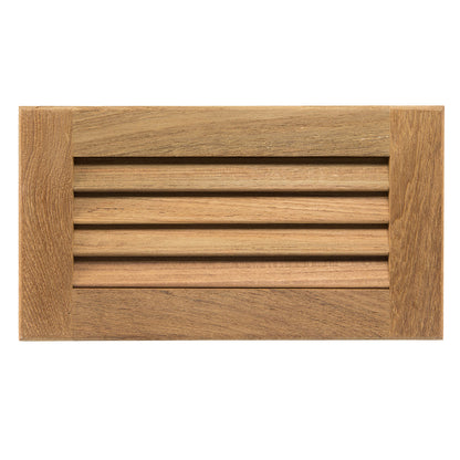 Whitecap Teak Louvered Insert - 6-3/8&quot; x 11-3/16&quot; x 3/4&quot; [60714]