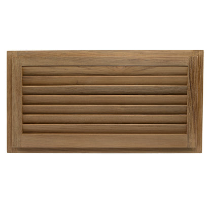 Whitecap Teak Louvered Insert - 9-3/8&quot; x 18&quot; x 3/4&quot; [60716]