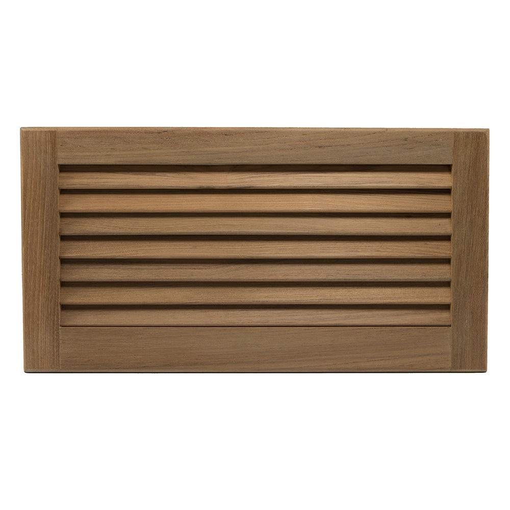 Whitecap Teak Louvered Insert - 9-3/8&quot; x 18&quot; x 3/4&quot; [60716]