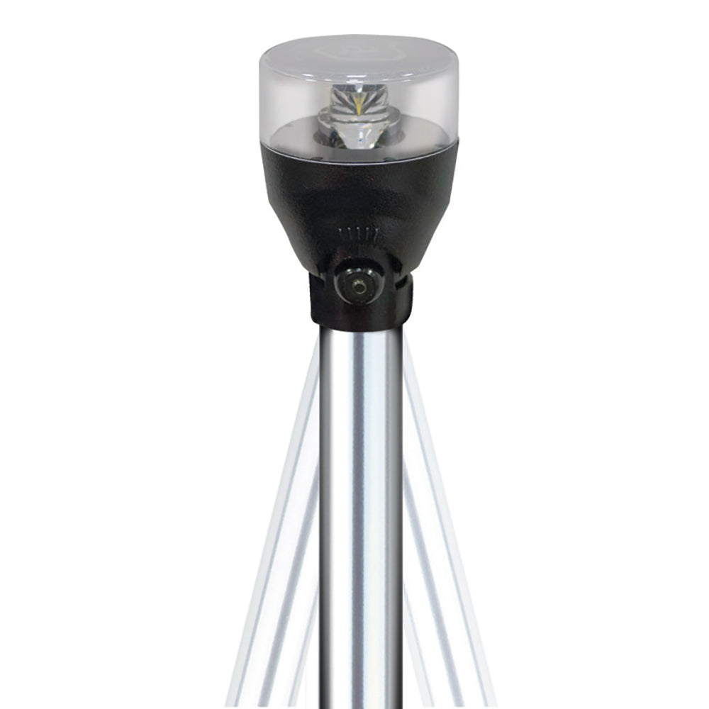 Attwood LED Articulating All Around Light - 24&quot; Pole [5530-24A7]