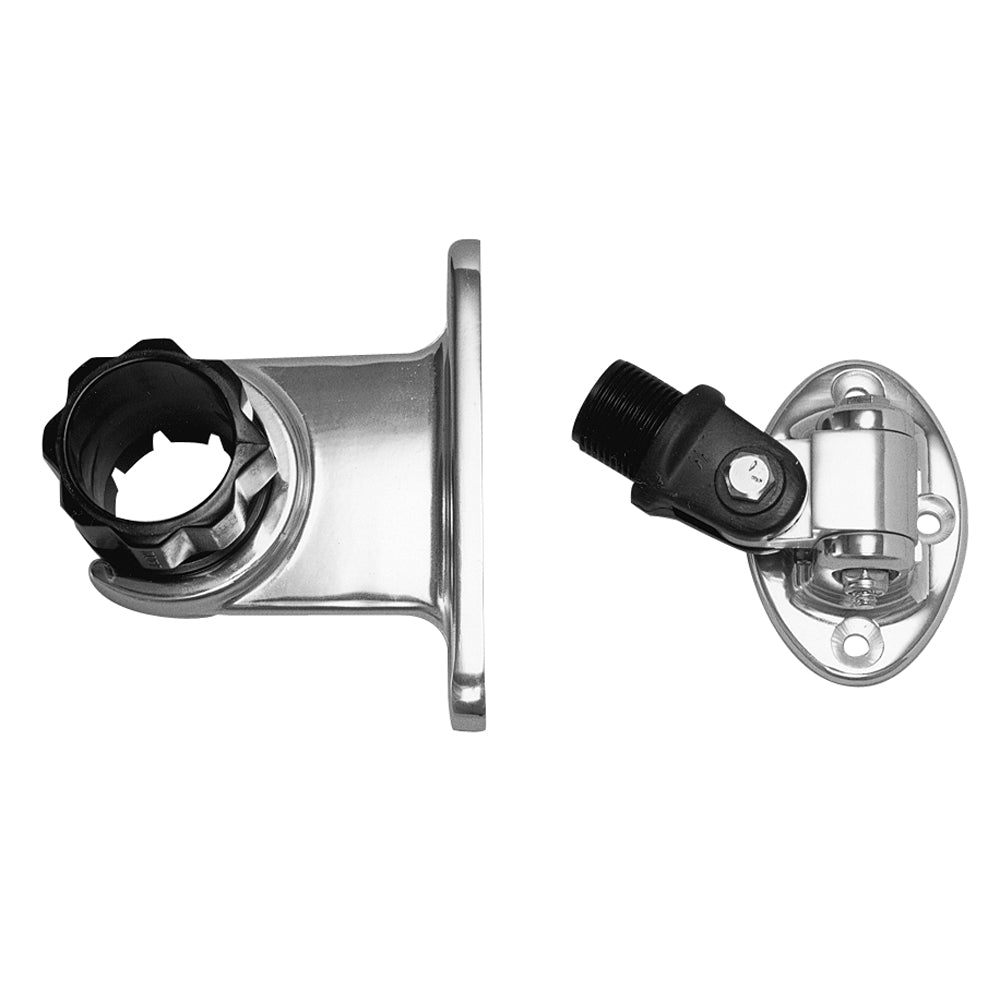 Rupp Standard Antenna Mount Support w/4-Way Base &amp; 1.5&quot; Collar [PAK-0001]