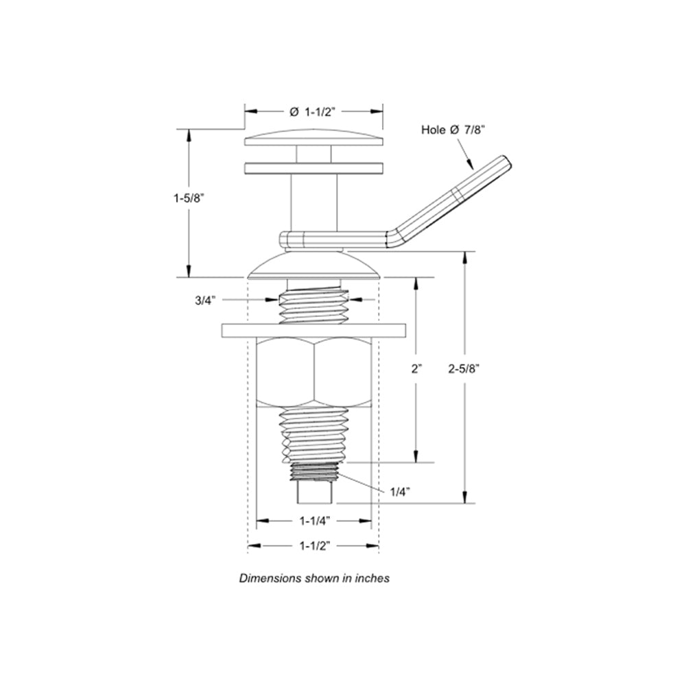 TACO Quick Release Fender Lock [F16-0151-1] - 0