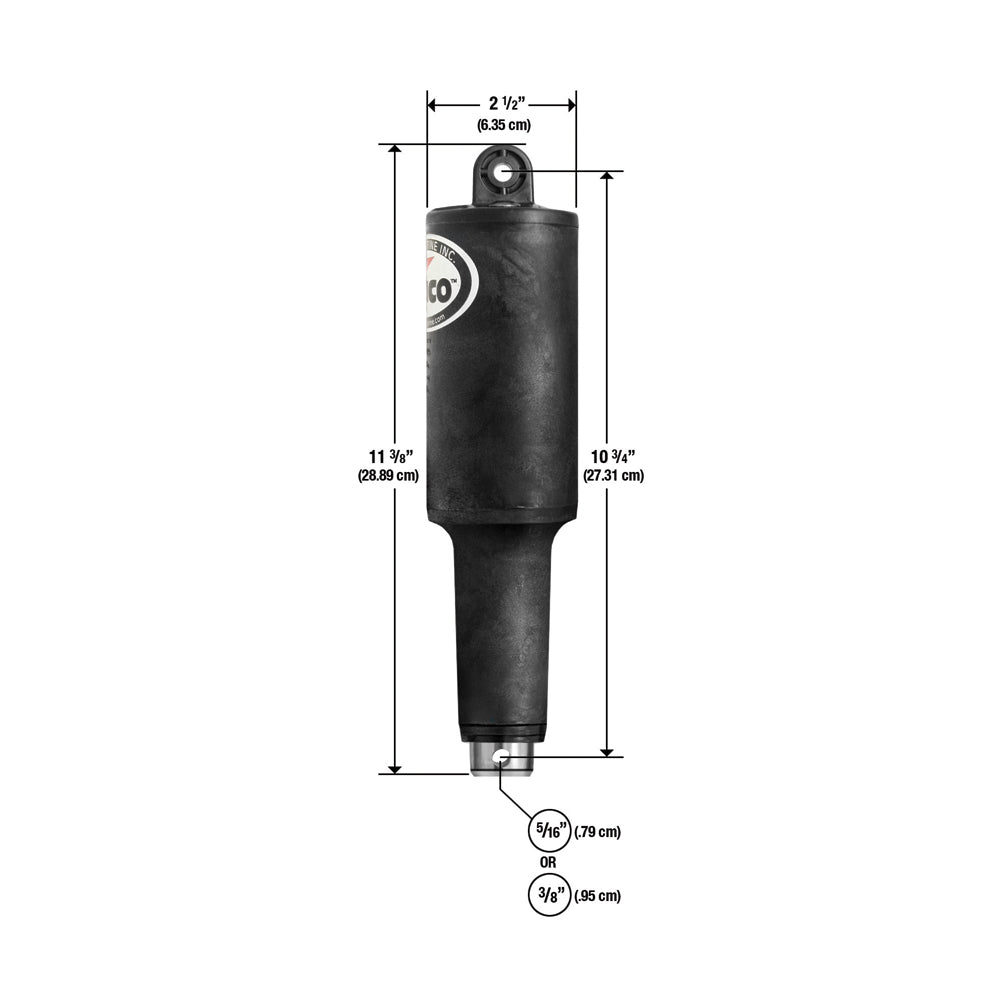 Lenco 101XD Extreme Duty Actuator - 12V - 2-1/4&quot; Stroke w/Hardware [15056-002]