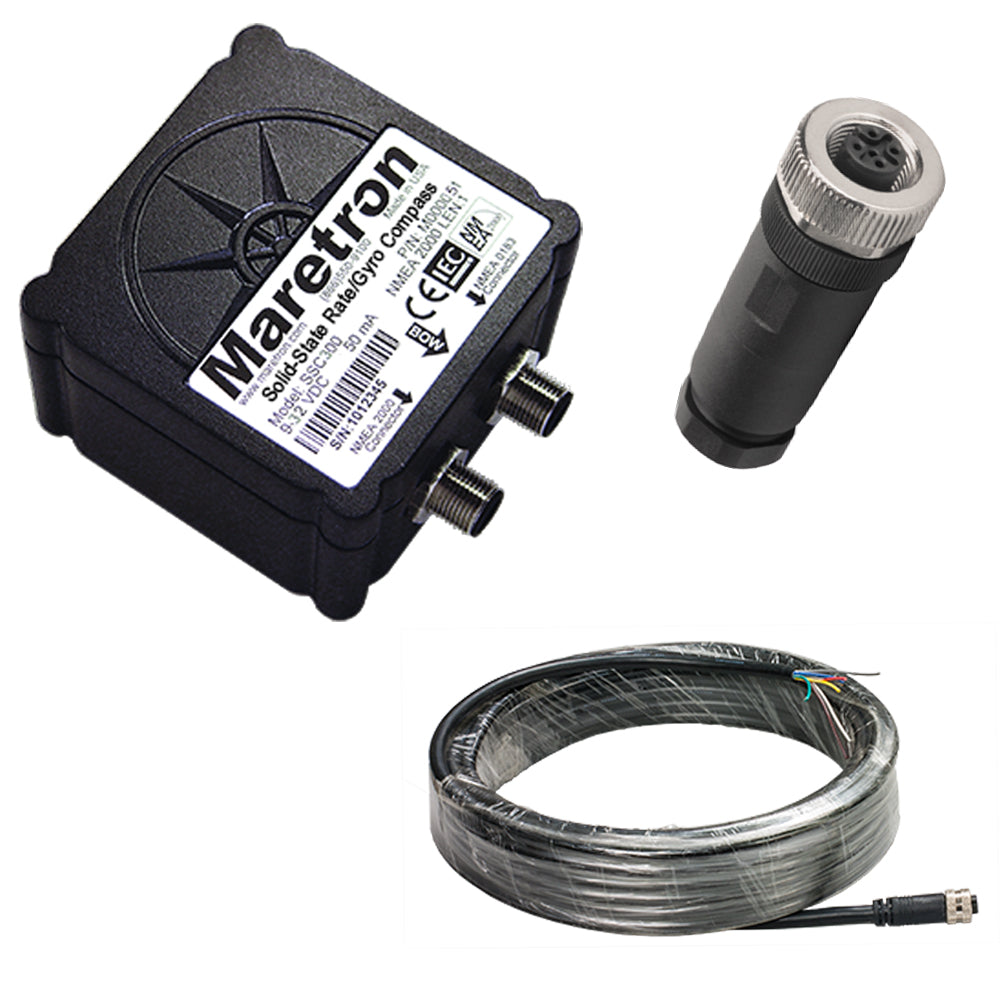 Maretron Solid-State Rate/Gyro Compass w/10m Cable &amp; Connector [SSC300-01-KIT]