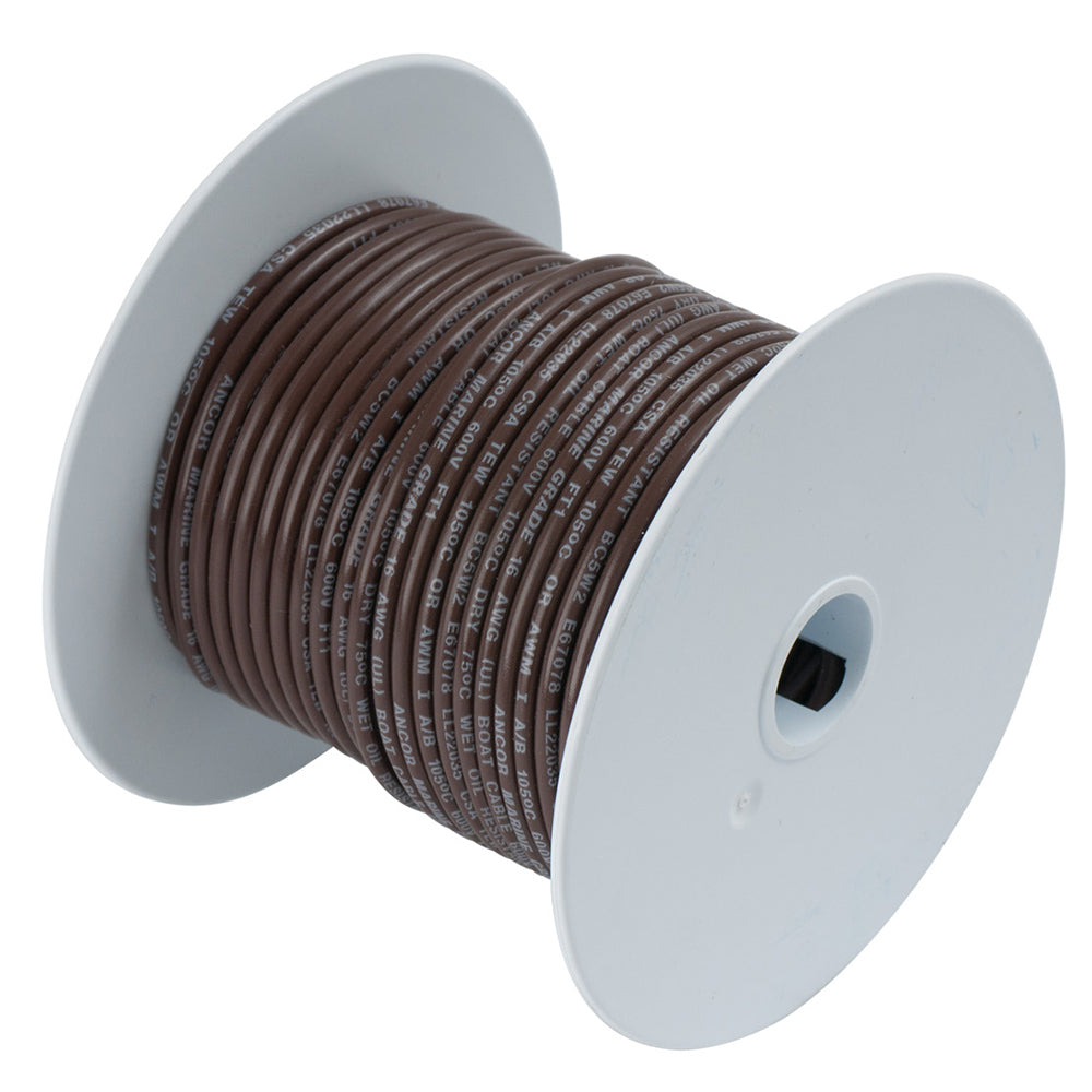 Ancor Brown 12 AWG Tinned Copper Wire - 100&