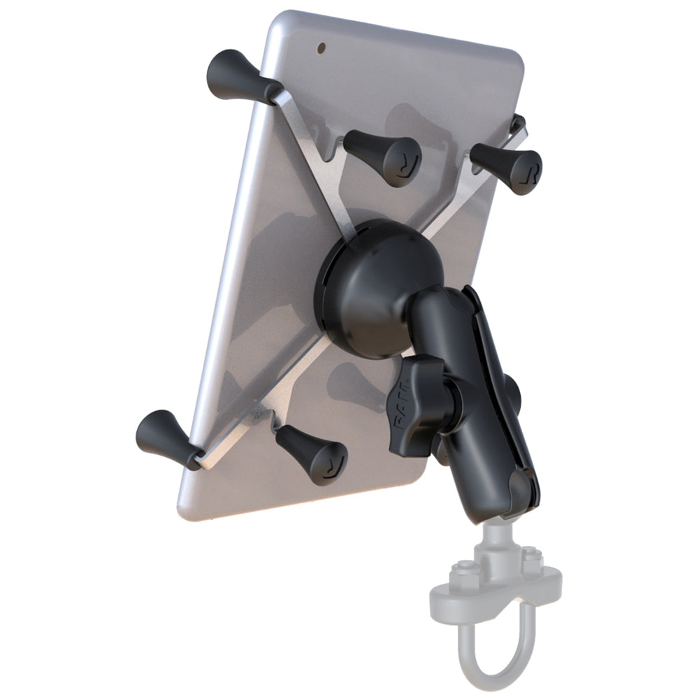 RAM Mount Universal X-Grip Cradle with 1&quot; Ball &amp; STANDARD Length Double Socket Arm f/7&quot; Tablets [RAM-HOL-UN8B-201U]