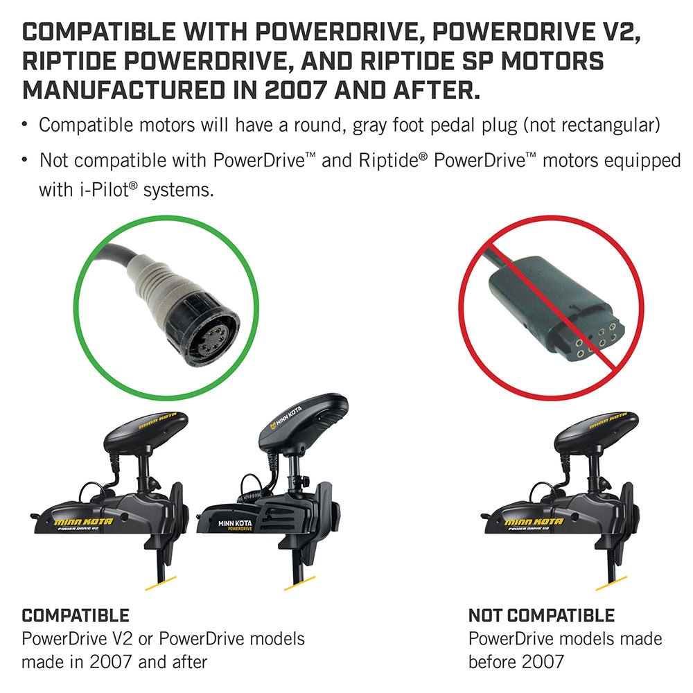 Minn Kota PowerDrive Foot Pedal - ACC Corded [1866070] - 0