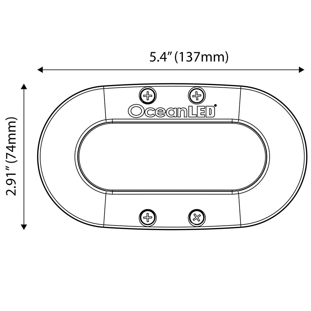 OceanLED X-Series X4 - White LEDs [012301W] - 0