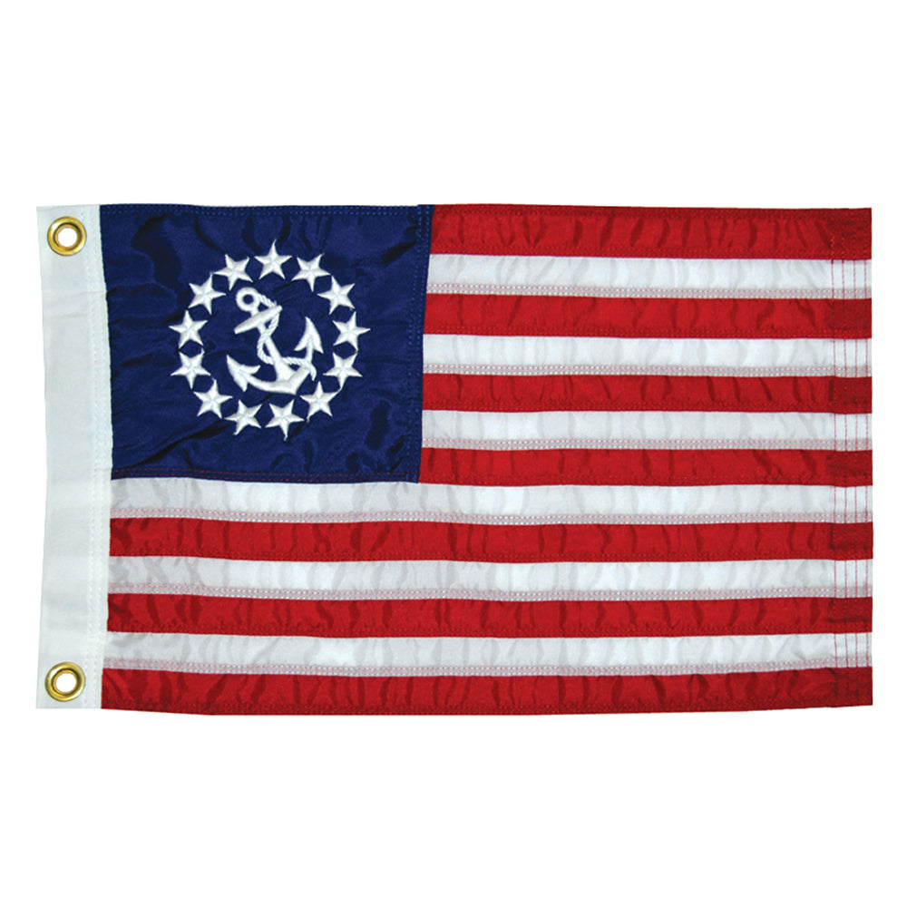 Taylor Made 12&quot; x 18&quot; Deluxe Sewn US Yacht Ensign Flag [8118]