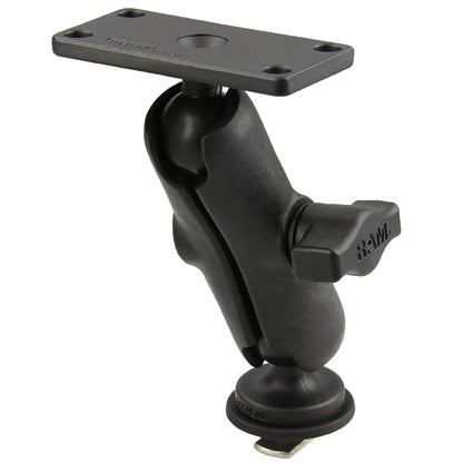 Ram Mount RAM 1&quot; Ball Mount with Track Ball Base  1.5&quot; x 3&quot; Plate for the Humminbird Helix 5 ONLY [RAP-B-202-153-354-TRA1U]