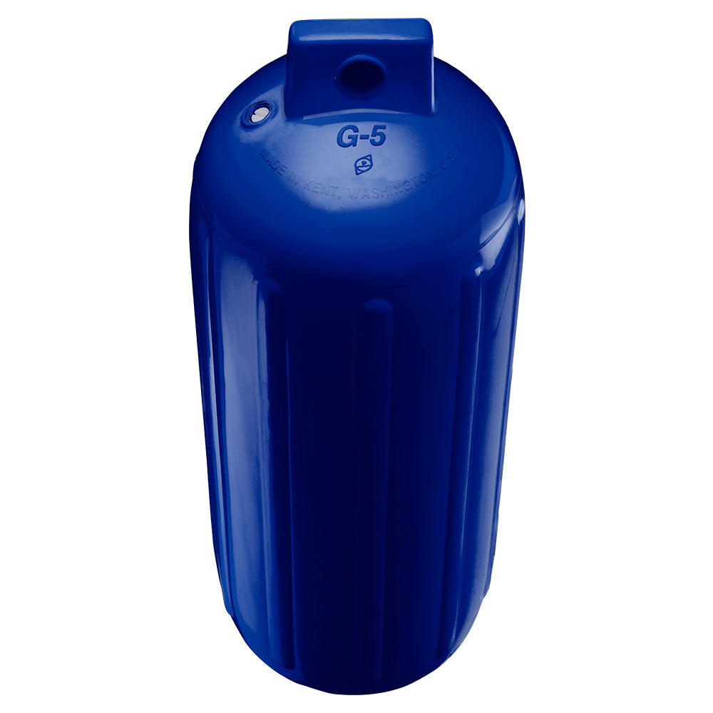 Polyform G-5 Twin Eye Fender 8.8&quot; x 26.8&quot; - Cobalt Blue w/Adapter [G-5-COBALT BLUE]