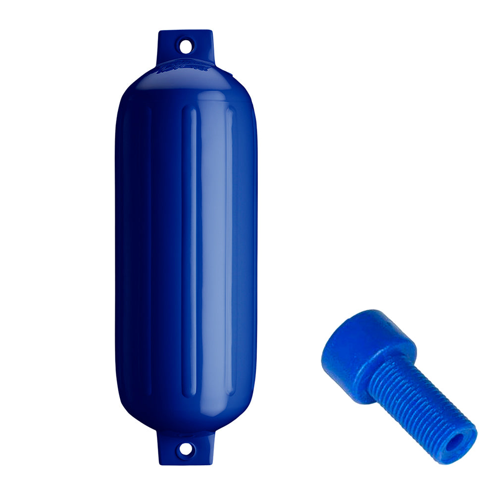 Polyform G-5 Twin Eye Fender 8.8" x 26.8" - Cobalt Blue w/Adapter [G-5-COBALT BLUE]