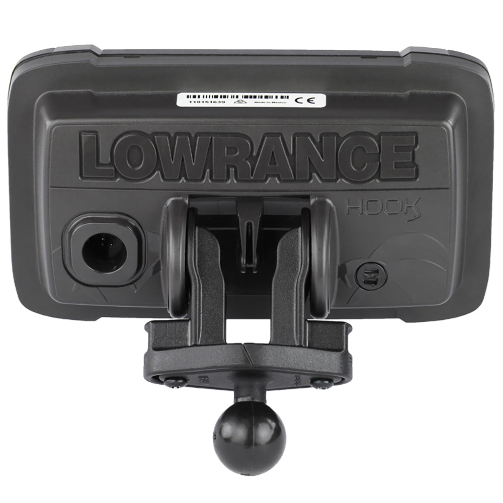 RAM Mount B Size 1&quot; Fishfinder Ball Adapter for the Lowrance Hook2 Series [RAM-B-202-LO12]