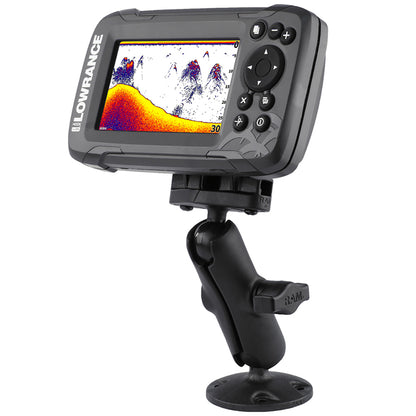 RAM Mount B Size 1&quot; Composite Fishfinder Mount for the Lowrance Hook2 Series [RAP-B-101-LO12]