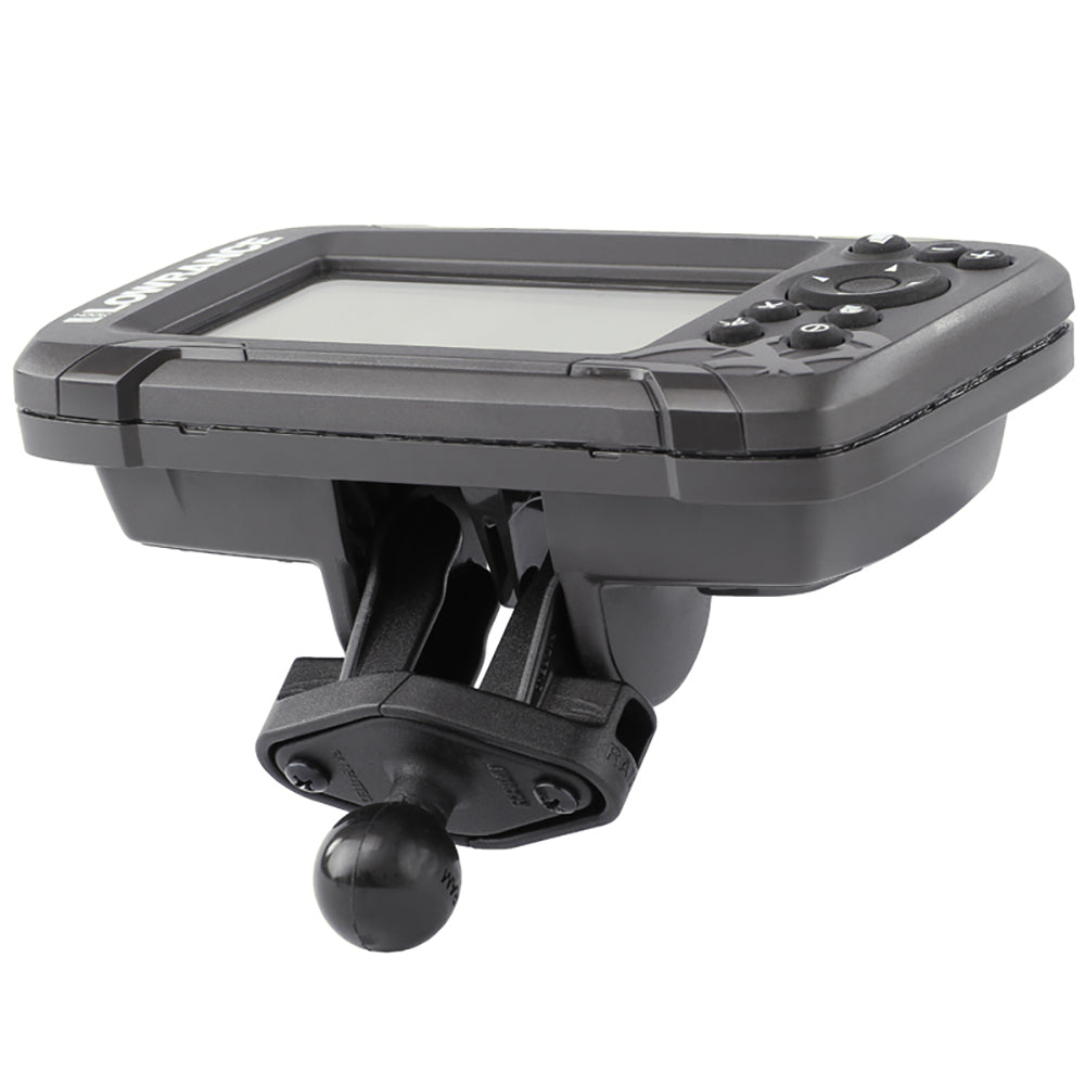 RAM Mount B Size 1&quot; Composite Fishfinder Mount for the Lowrance Hook2 Series [RAP-B-101-LO12]