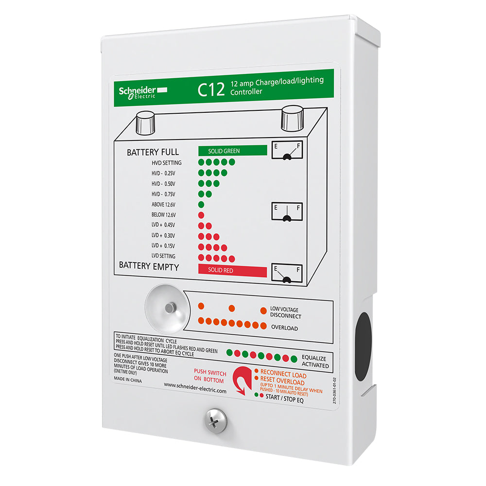 Xantrex C-Series Solar Charge Controller - 12 Amps [C12]