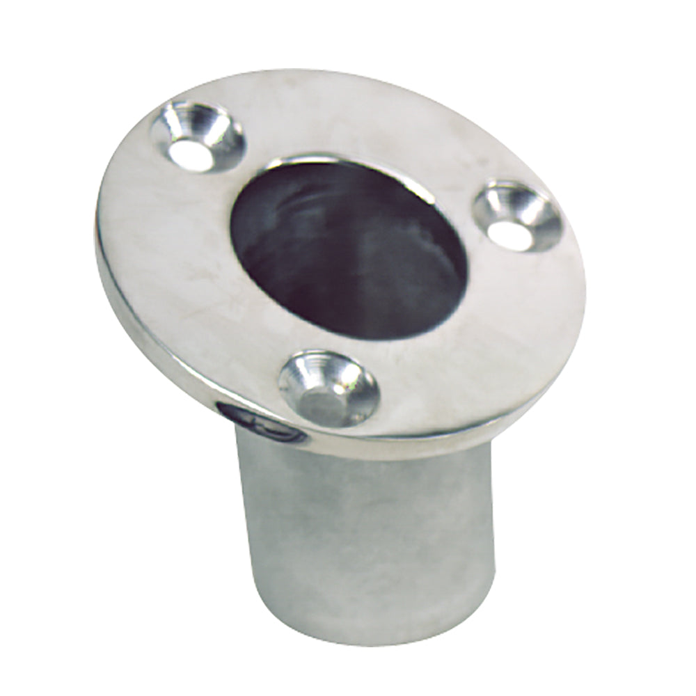 Whitecap Flush Mount Flag Pole Socket - Stainless Steel - 1-1/4&quot; ID [6170]