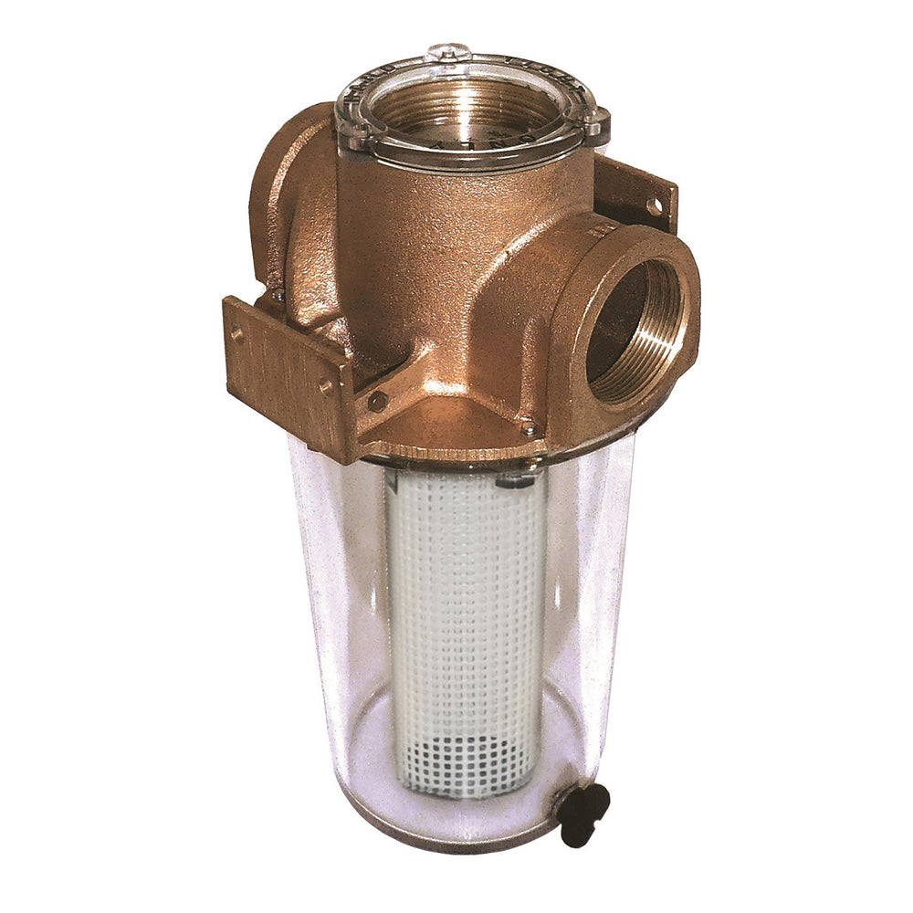 GROCO ARG-500 Series 1/2&quot; Raw Water Strainer w/Non-Metallic Plastic Basket [ARG-500-P]