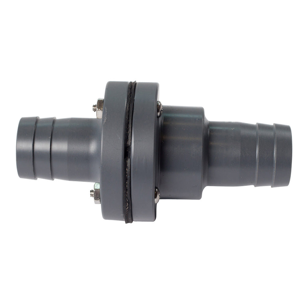 FATSAC 1-1/8&quot; Barbed In-Line Check Valve w/O-Rings f/Auto Ballast System [W755]