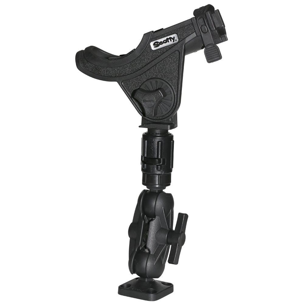 Scotty 162 1.5" Ball Mount w/Gear Head Post  241 Side Deck Mount [0162] - 0