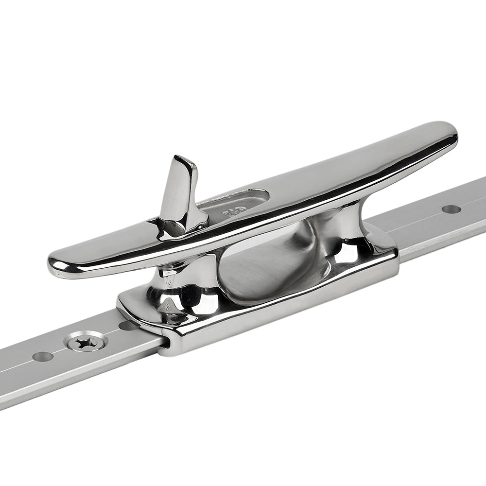 Schaefer Mid-Rail Chock/Cleat Stainless Steel - 1" [70-74] - 0