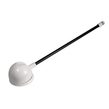 Lumitec Contour Anchor Light - 39&quot; - Black Shaft White Base [101584]