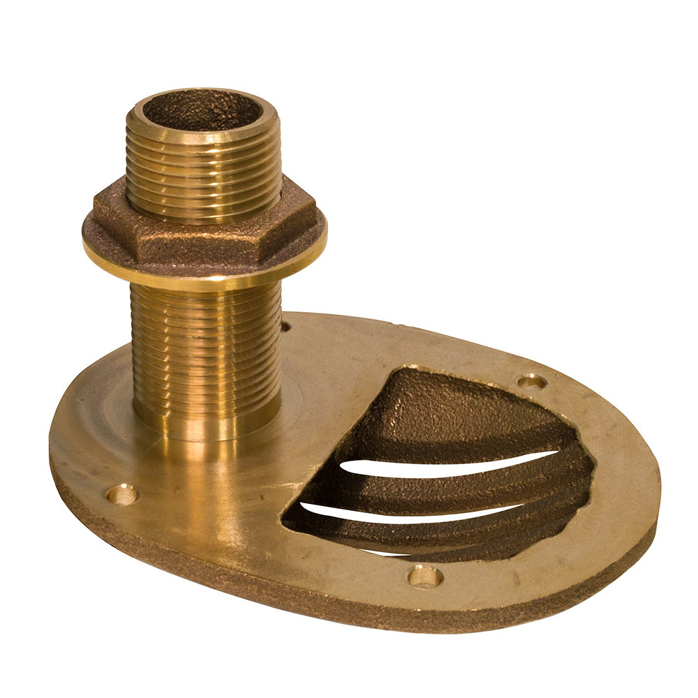 GROCO 1&quot; Bronze Combo Scoop Thru-Hull w/Nut [STH-1000-W]